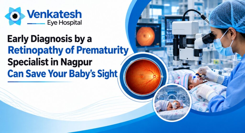 Early Diagnosis by a Retinopathy of Prematurity Specialist in Nagpur Can Save Your Baby’s Sight Venkatesh Eye Hospital
