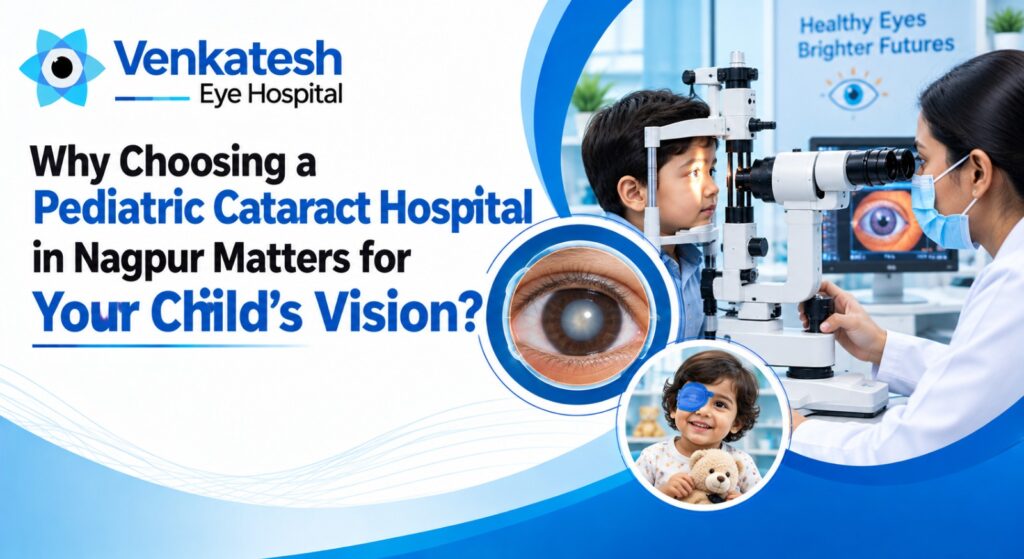 Why Choosing a Pediatric Cataract Hospital in Nagpur Matters for Your Child’s Vision venkatesh eye
