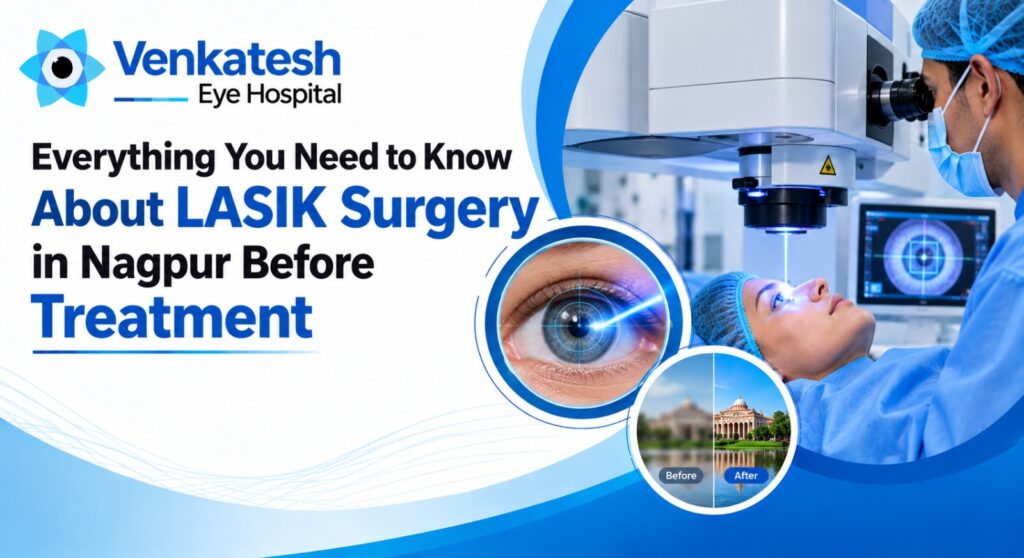 Everything You Need to Know About LASIK Surgery in Nagpur Before Treatment Venkatesh Eye Hospital